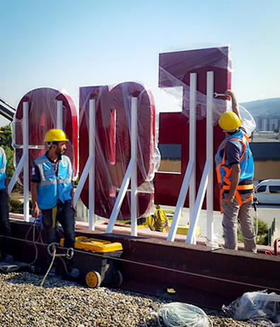Satış sonrası servis ve tabela tamiri